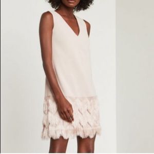 BCBG ADDILYN FRINGE DRESS